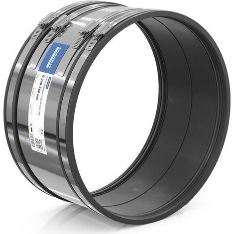 CR Schlauchadapter Typ 2B CSC 360 (340-360mm), bis 2,5 bar, EPDM / V2A (1/3)