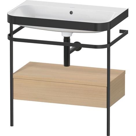 Duravit Happy D.2 Plus c-bonded Set mit Metallkonsole und