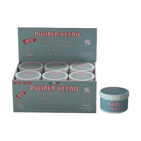 12,0 x PASTA RIMUOVI CALCARE VETRO DOCCIA PULIPER