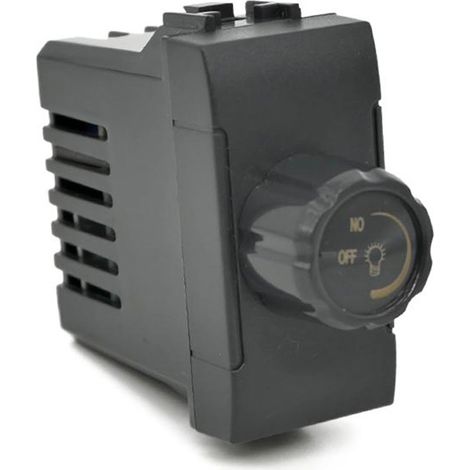 Interruttore dimmer compatibile con Living Light International Air regolatore controller con manopola per luci illuminazione led 500 watt 230V nero (1/3)