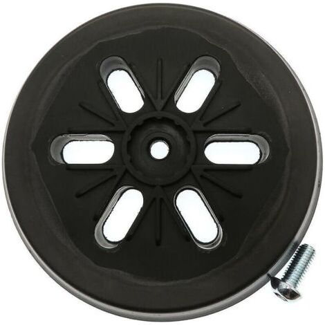Plateau de ponçage 150 mm - Pour ponceuse excentrique Bosch Gex 150 Ac, Pex 15 Ae, Gex 150 Turbo - 150 mm avec vis Poweka,DEBUNS (1/4)