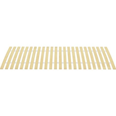 Lit simple Lit adulte Latte de rechange pour sommier avec 24 lattes 90 x 200 cm (1/5)