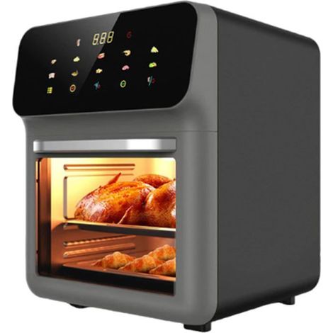 Four Electrique friteuse à air 13L grande capacité Visible grande fenêtre écran tactile intelligent 1350W