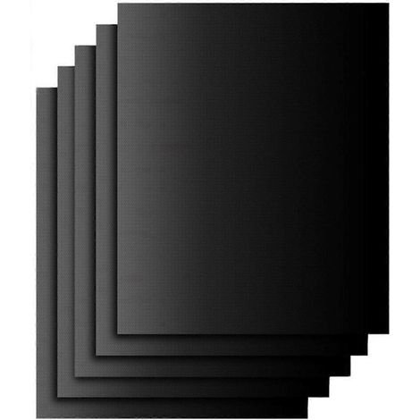 Lot de 5 grandes feuilles de cuisson antiadhésives en téflon épais pour four (33 cm 40 cm) (1/5)