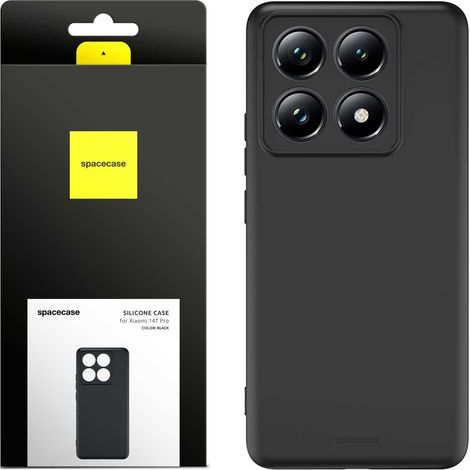 Spacecase Silikonhülle 3.0 für Xiaomi 14T Pro, schwarz