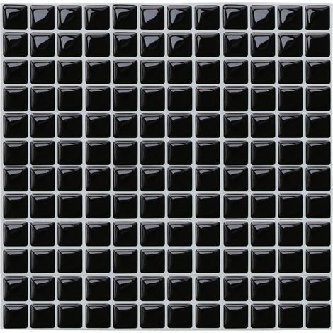 3d Autocollant Mural Imperméable Auto-adhésif en Mosaique Carrelage Adhesif Mural Salle de Bain, Carreaux Adhesif Mural Cuisine, 23.6x23.6cm, 4 pcs (1/5)
