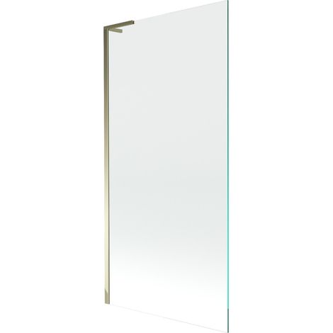 Mexen Next L Duschtrennwand 1-flügelig 90 x 150 cm, transparent, gold - 895-090-000-03-00-50 (1/5)