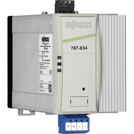 [NEUWERTIG] B-Ware WAGO Schaltnetzteil Stromversorgung Hutschienen Netzteil Federzug 24 V DC 20 A (1/2)