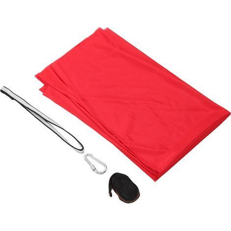 Kinder-Set, bequeme sensorische Hängematte aus Stretch-Polyester für Indoor- und Outdoor-Yoga, rot (1/5)
