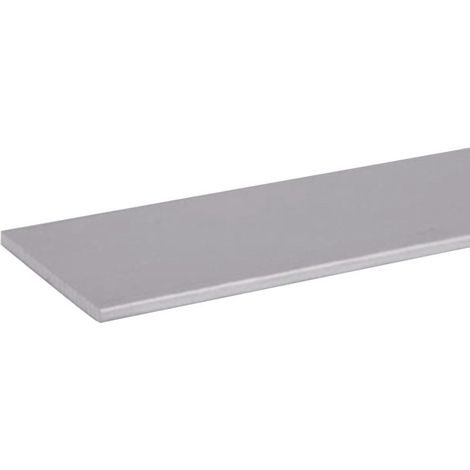Méplat 15x2mm longueur 2m alu anodisé argent - DUVAL - 41-0102-7152