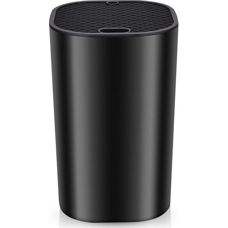 Bloc à couteaux sans couteaux, bloc à couteaux universel non équipé, porte-couteaux peu encombrant, plastique, pour 16-18 couteaux, amovible pour un nettoyage facile (1/5)