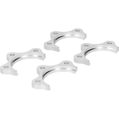 Kit d'entretoises d'essieu noir en alliage d'aluminium 6061 T6 pour Honda S2000 AP1 AP2 F20 2000-2009 argenté (1/5)