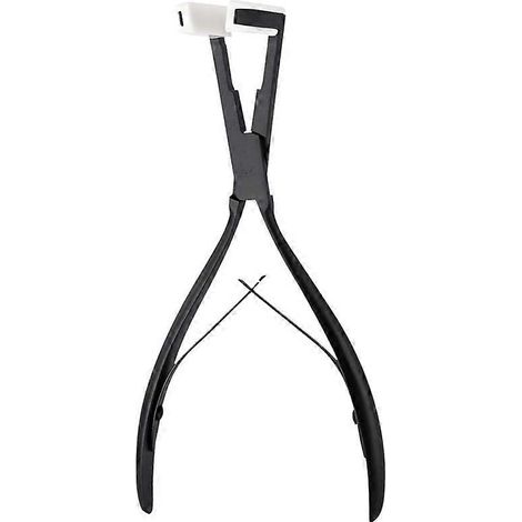 Pince à extensions adhésives en acier inoxydable pour surfaces plates, outil de fixation. (1/4)