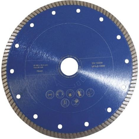 Disco diamantato professionale ø200 per tagliapiastrelle Scheppach fs3600 (1/2)