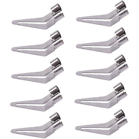 Tête de pointe de fer à souder, coude à 45 °, remplacement de lissage réglable, 10 pièces (1/5)