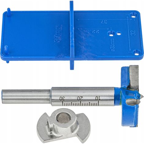 35-mm-Scharnierschneider-Set mit Falon-Tech FT3500-Führung