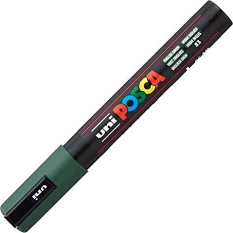 ROTUL.UNI-POSCA PC-5M  VERDE INGLES
