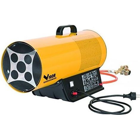 Vigor MCS-17M Generatore di Aria Calda a Gas Propano 16 kW 300 mc-h Accensione Piezo IP44