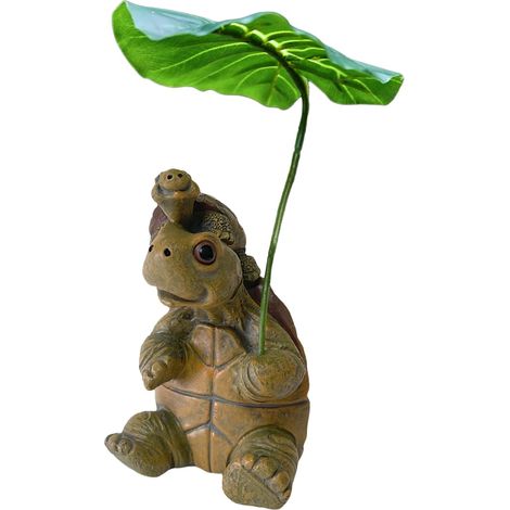 Ornement Tortue Polyvalent  Tortue de mer décorative — Idéal pour aquariums, jardinières, paysages miniatures, décoration intérieure, pots de fleurs et aménagement paysager.