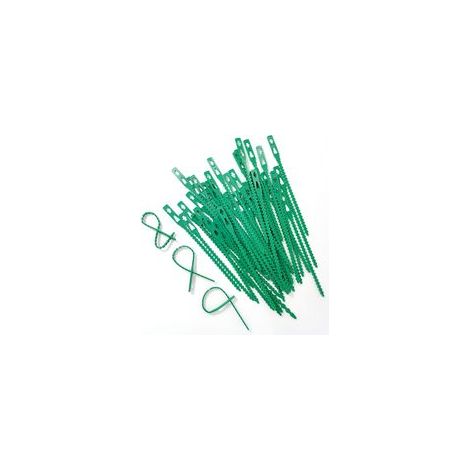 150 attaches torsadées réglables pour plantes de jardin, attaches torsadées en plastique flexible multi-usages pour maintenir les plantes grimpantes en place. (1/5)