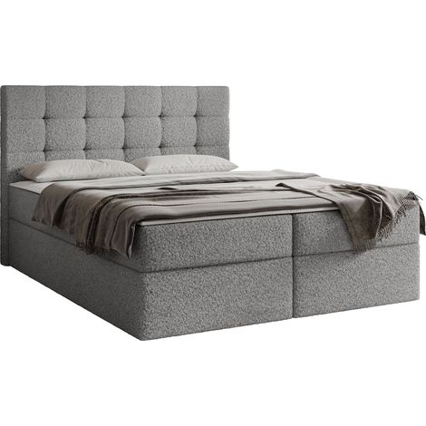 Cama continental Comfivo Osculum I, Lambi 12, Doble, Continental, 160x200, Tapiz, Somieres, 163x206x112cm (1/5)