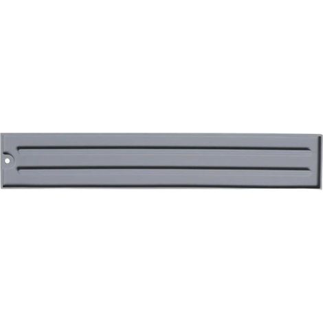 Support de couvercle en silicone gris 45×8 cm, tapis de rangement antidérapant résistant à la chaleur (1/5)