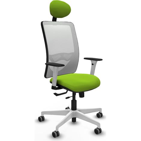 Silla de oficina piqueras y crespo Zulema pistacho similpiel (1/2)