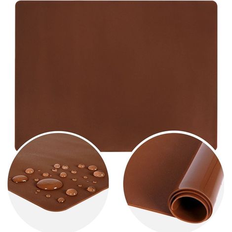 Orangefarbene Silikon-Kuchenplatte 60x50 cm (1/5)