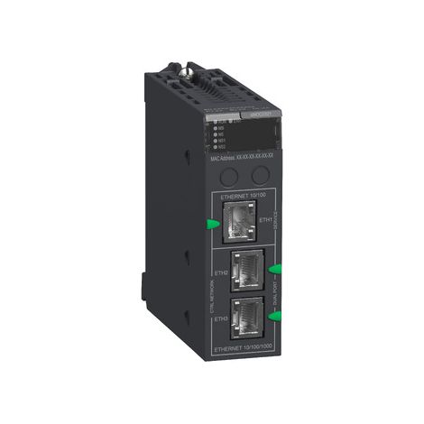 Modulo di comunicazione Ethernet avanzato M580 NOC Control 3 sottoreti - BMENOC0321