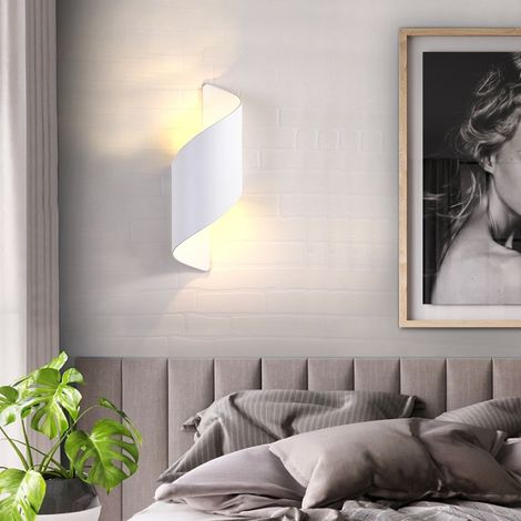 Applique murale LED pour intérieur et extérieur, 10 W, étanche IP65, blanc chaud 3000 K, applique murale moderne supérieure et inférieure décorative (1/5)