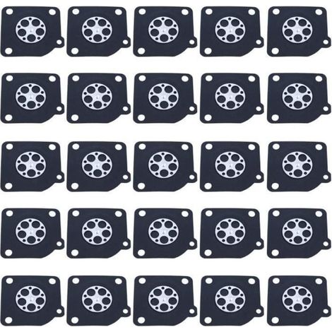 A015006 CARBURETOR METINER DIAPHRAGM 25 PCS PIÈCES DE REMPLACE POUR ZAMA C1-M2B C1S-E1 C1S-E2 C1S-H4A C1S-H4B C1S-H4C C1S-H8 (1/4)