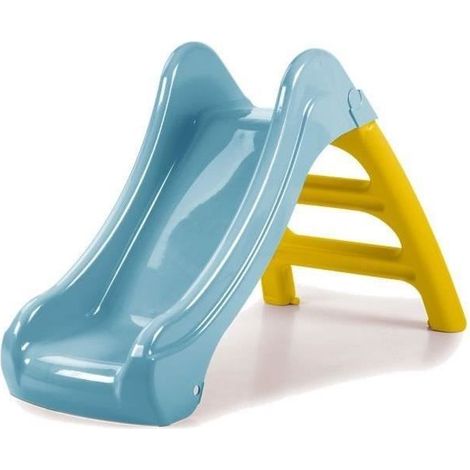 FEBER FEL10 Casual toboggan pliable extérieur 105 cm antidérapant 50 kg bleu clair et jaune