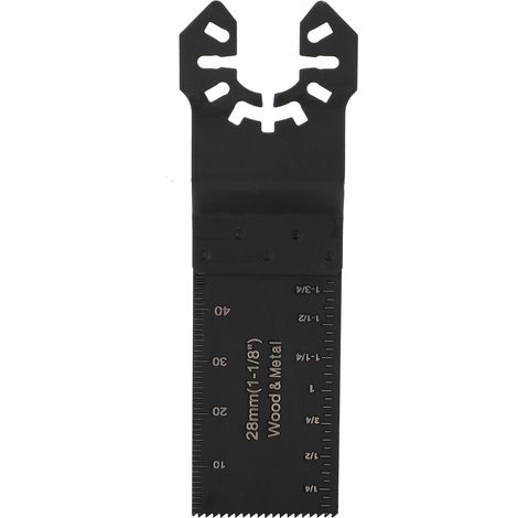 Lame de scie oscillante universelle pour plastique, métaux tendres, bois, outils manuels, 28 mm (1/5)