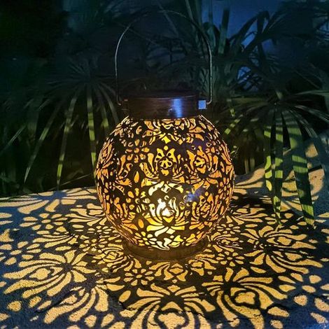 Lampe solaire pour décoration de jardin extérieur, guirlandes lumineuses solaires pour extérieur-AquaForge (1/5)