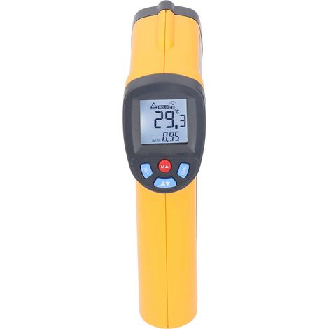Pistolet thermomètre infrarouge numérique ABS précis mesure température cuisson industrielle chauffage SNT550 (1/5)