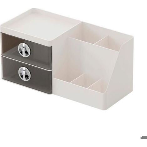 Organisateur Maquillage - 6 Tiroirs Transparent en ABS - Pour Vanité Comptoir Salle de Bain Bureau - 1 Pièce (1/5)