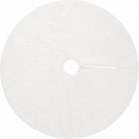 Tapis de sapin de Noël 120 cm, poils longs et doux, polyester, protection de sol pour les cadeaux (1/5)
