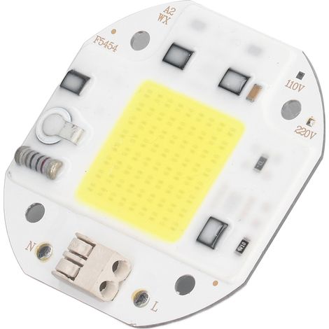 Éclairage DIY 70W blanc froid, puce LED COB haute puissance 220V, sans soudure ni driver, ampoule COB lumineuse pour bricolage (1/5)