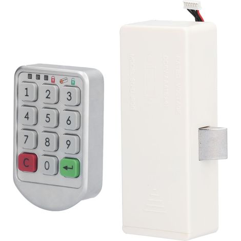 Cadenas électronique intelligent à code multifonction pour armoires de sauna, classeurs et bureaux, clé de sécurité, serrure numérique robuste. (1/5)