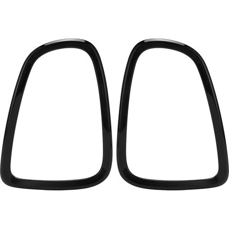 Jeffergarden pièces couvercle de feu arrière garniture feux arrière cadre anneaux lunette autocollants garde pour Cooper R56 R57 R58 R59 20072014 noir brillant-DOU