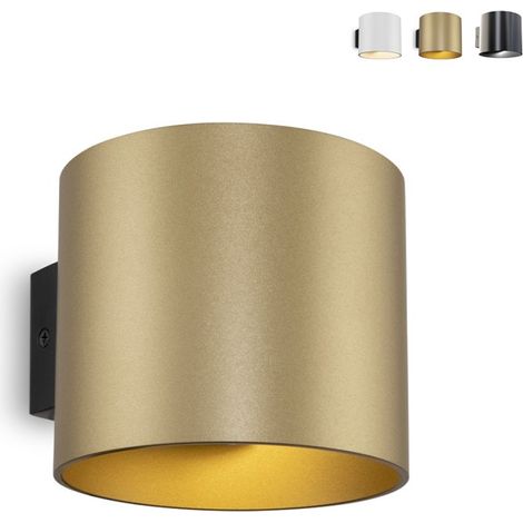 Applique Da Parete Moderno Rond Alluminio Oro 1 Luce G9 50W (1/5)