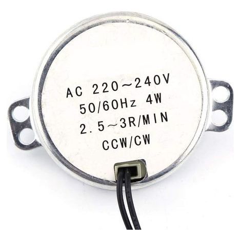 Stück elektrischer Synchronmotor 220-240 V AC 4 W CW/CCW (2,5-3 U/min) (1/5)