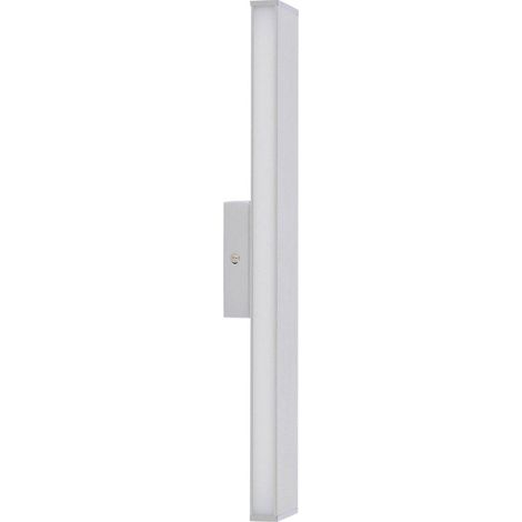 Applique Murale LED Design Moderne en Aluminium et Plastique Chrome 45 cm pour Entrée et Couloir - PANGIVO (1/5)