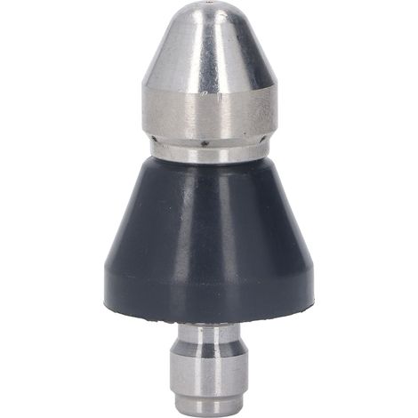 Nettoyeur haute pression, buse Turbo pointue 5000PSI, Mini compacte en acier inoxydable pour remplacement, tête centrale arrière 6 trous 1/4 pouces NPT