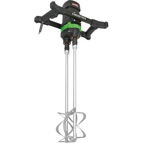 Eibenstock – Malaxeur électrique 1800W avec 2 batteurs contrarotatifs – Vitesse réglable 180-440 tr/min – Pour matériaux visqueux – 774W000