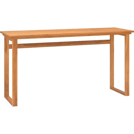 Schreibtisch 120x45x75 cm Massivholz Teak