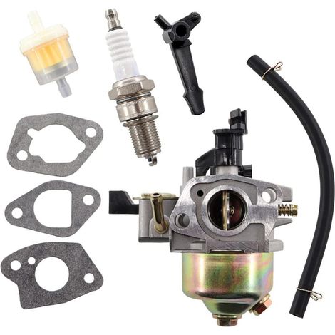 MCHNIC Carburateur avec joint de filtre à essence pour moteurs Loncin G160 G200 G200F LC168 F-2 6,5 CV 196 cc moteurs 170020406-0004 (1/5)