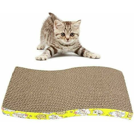 TIRAGRAFFI GATTO IN CARTA CARTONE ONDULATO TIRA GRAFFI GIOCO PER GATTI LETTO