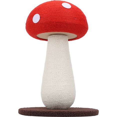 Griffoir champignon pour chat, résistant aux griffures, protège les meubles, gain de place, mignon et idéal pour les chatons. (1/5)