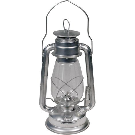 MFH - Military & Adventure Zink Petroleumlampe Silber   1 St.